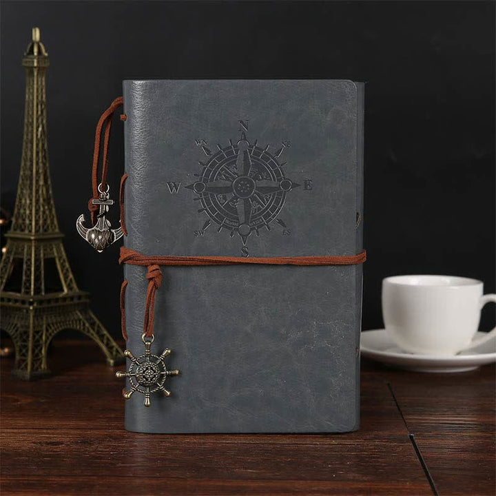 Olivenorma Vintage Leather Cover Journal - Gray - image 12