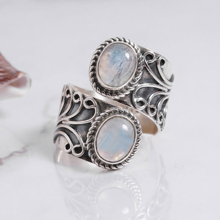 Olivenorma Creative Moonstone Ring - image 1