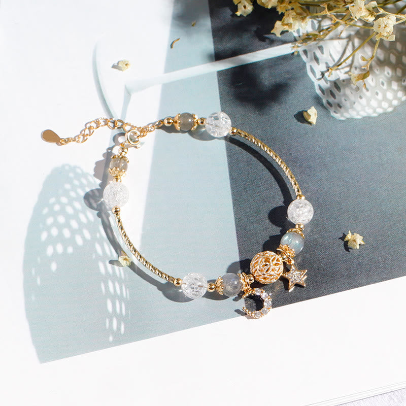 Olivenorma Labradorite Moon Star Crystal Bracelet - Labradorite - image 0