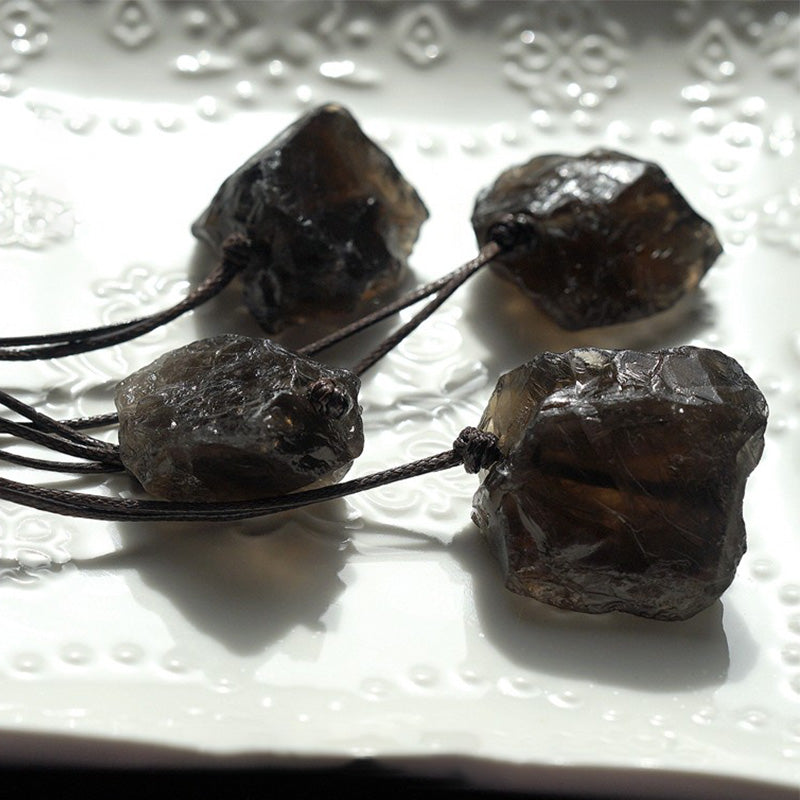 Olivenorma Smoky Quartz Wealth Gemstone Necklace - image 3