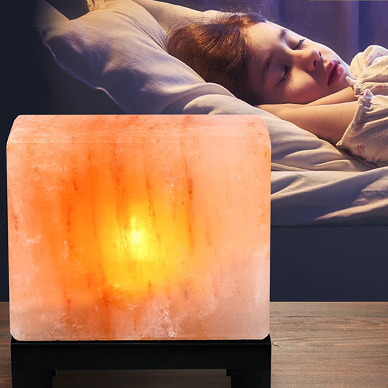 Olivenorma Square Shape Himalayan Pink Salt Lamp - image 7