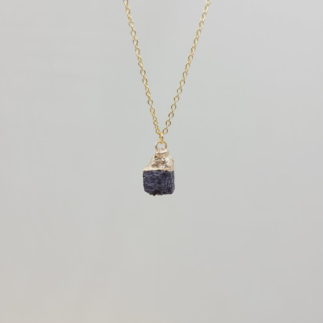 Olivenorma Irregular Crystal Raw Stone Gem gemstone Necklace - Black Tourmaline - image 23