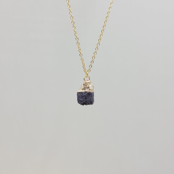 Olivenorma Irregular Crystal Raw Stone Gem gemstone Necklace - Black Tourmaline - image 23