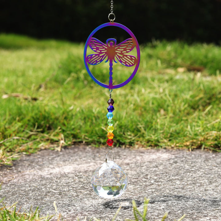 Olivenorma Clear Crystal Hanging Chakra Beads Wind Chime Suncatcher - image 34