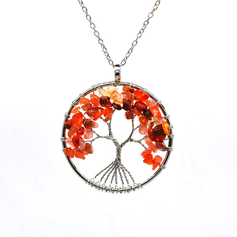  Olivenorma Orgone Chakra Healing Necklace - Red Agate - image 8