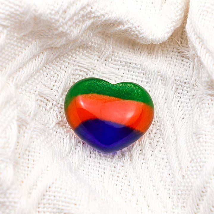 Olivenorma Cats Eye Stone Healing Crystal Heart - image 2