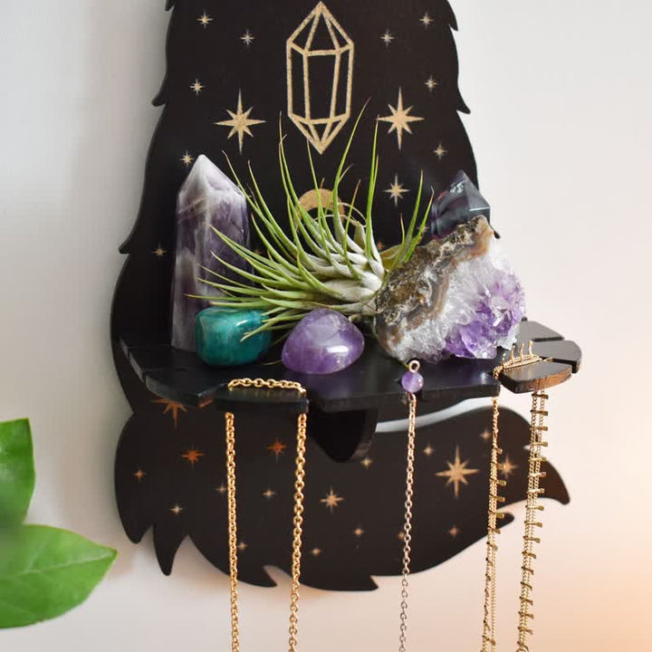  Olivenorma Celestial Wolf Altar Crystal Shelf - image 5
