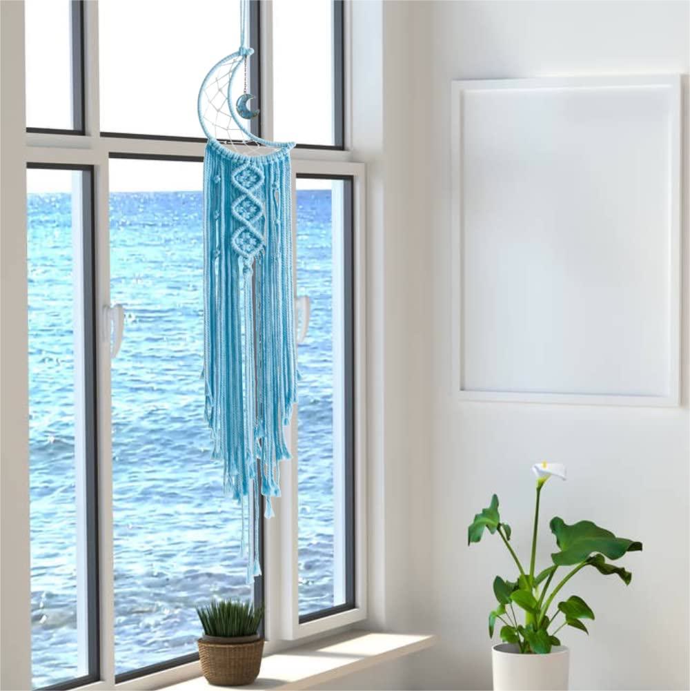 Olivenorma Star Moon Macrame Tassel Dream Catcher - image 17