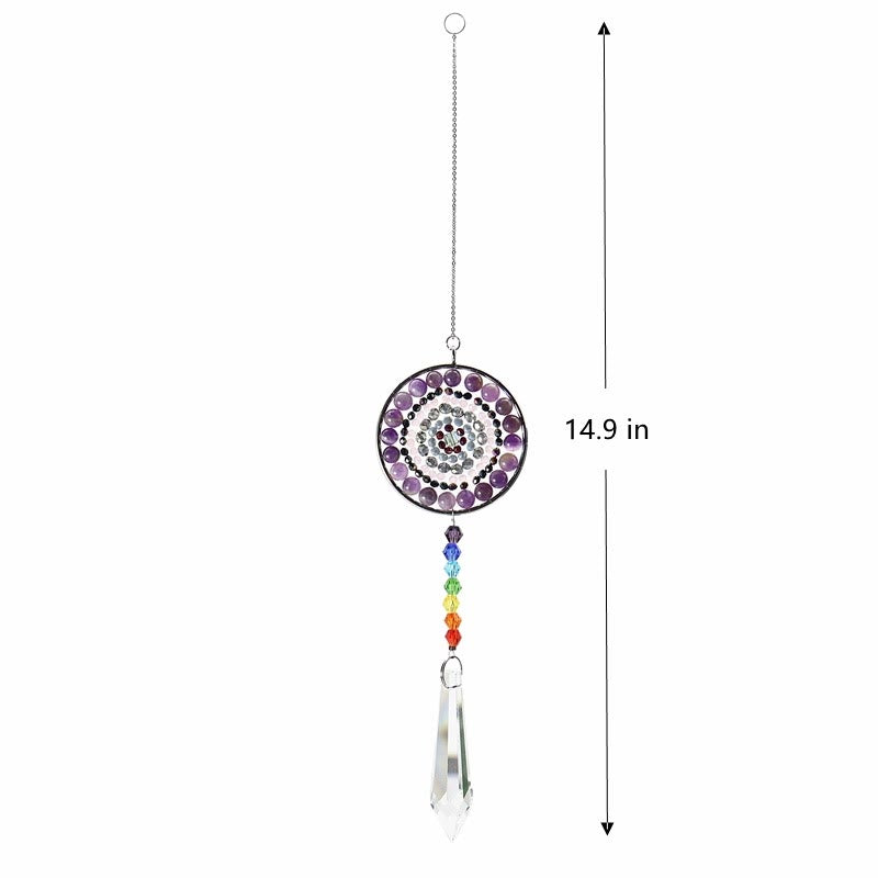 Olivenorma Crystal Suncatchers Handmade Chakra Wind Chime - image 2