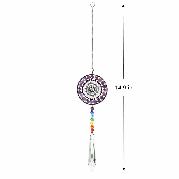 Olivenorma Crystal Suncatchers Handmade Chakra Wind Chime - image 2