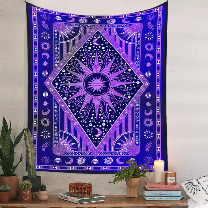 Olivenorma Sun Rays Moon Bohemia Tapestry - image 10
