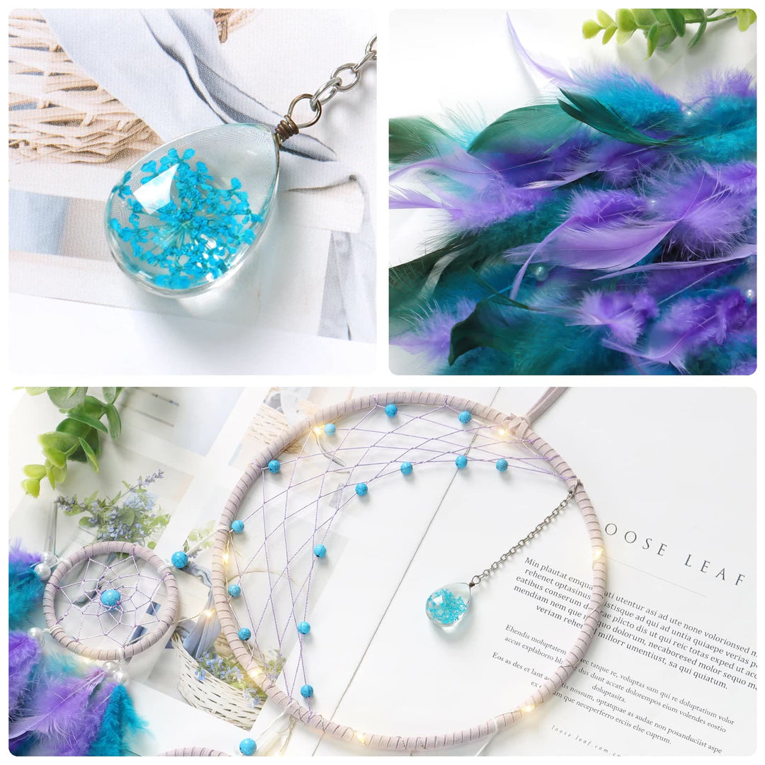Olivenorma Half Circle Moon Decor With Lights Dream Catcher - image 3