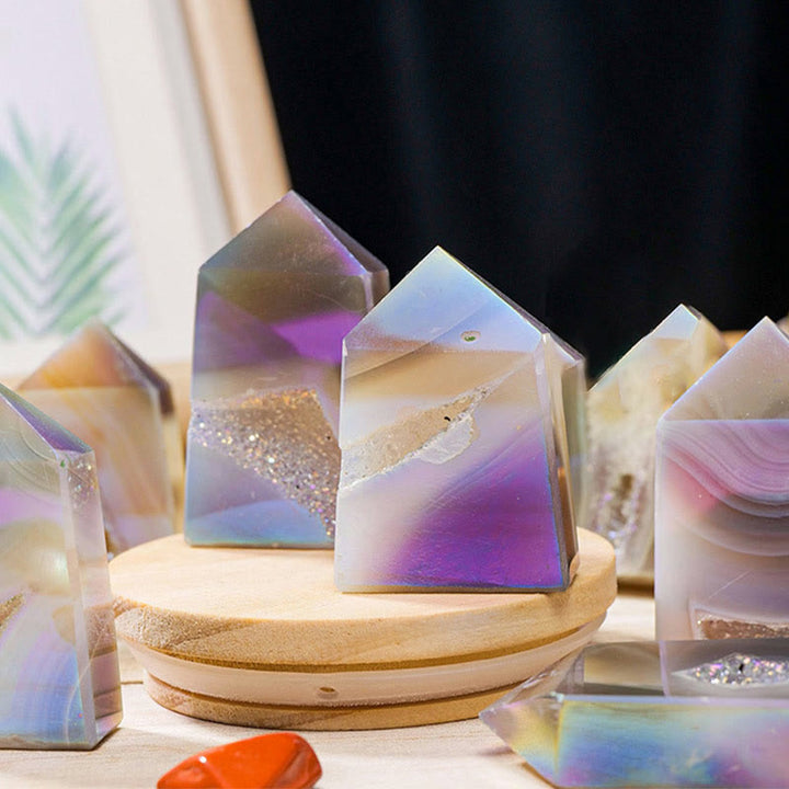 Olivenorma Angel Aura Quartz Crystal Wands Gemstone Decoration - image 2