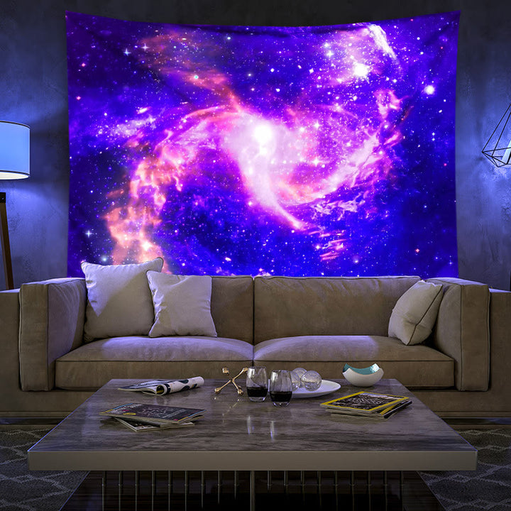 Olivenorma Blacklight UV Reactive Wall Tapestry - Universe #3 - Flannel - 180*230cm - image 16