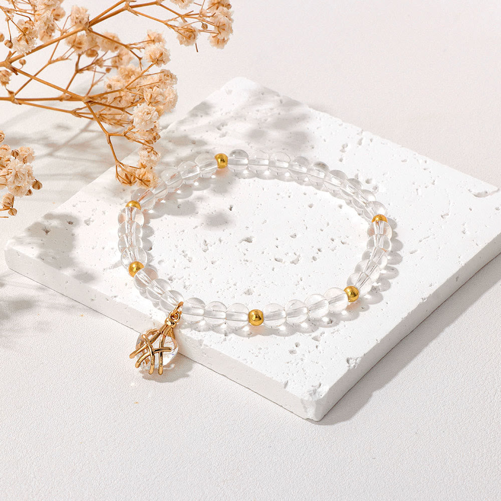 Olivenorma Natural Stone Heart Love Charm Bracelet - image 2