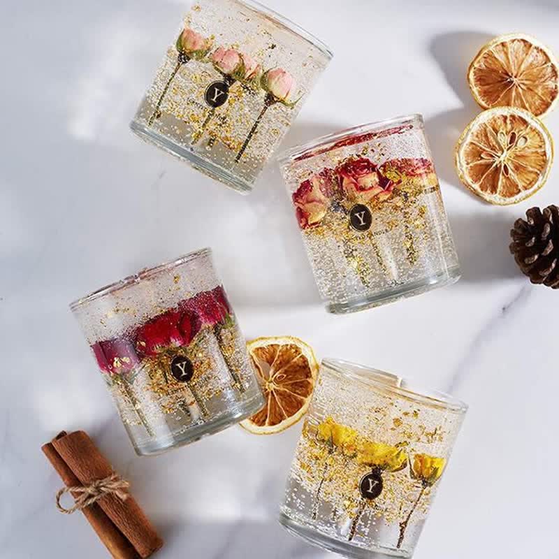 Olivenorma Romantic Real Flower Aromatherapy Candle - image 9