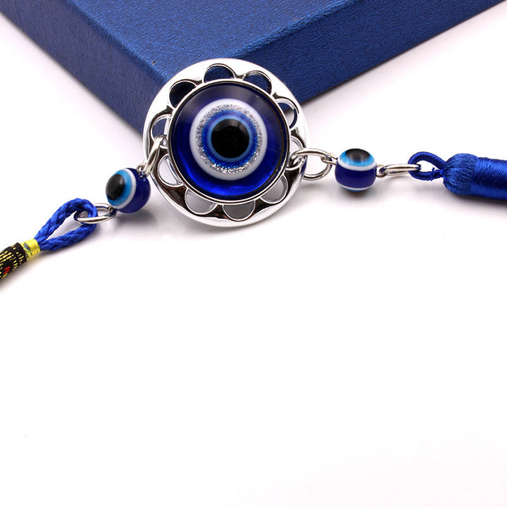 Olivenorma Blue Evil Eye Tassel Car Ornament - image 2