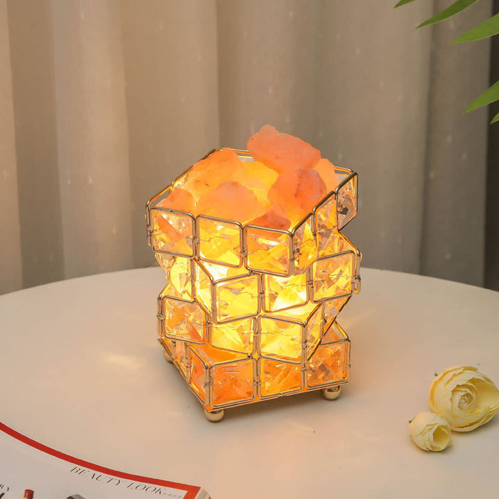 Olivenorma Four layer Rubiks Essential Oil Crystal Aromatherapy Lamp - image 6