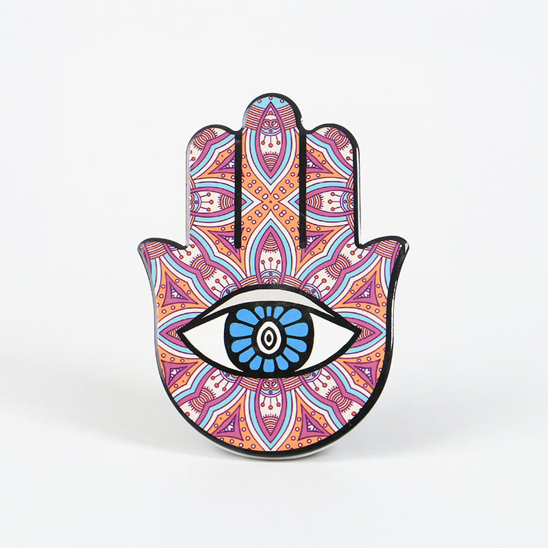 Olivenorma Hamsa Evil Eye Jewelry Tray Plate Coaster - Hamsa Evil Eye#9 - image 9