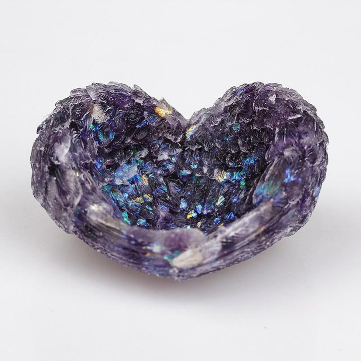 Olivenorma Natural Crystal Aquamarine Reiki Decoration - Amethyst - image 4