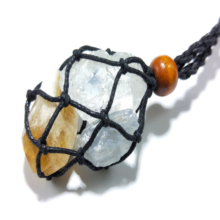 Olivenorma Handwoven Extra Large 5.5cm Adjustable Necklace Mesh Bag - image 11