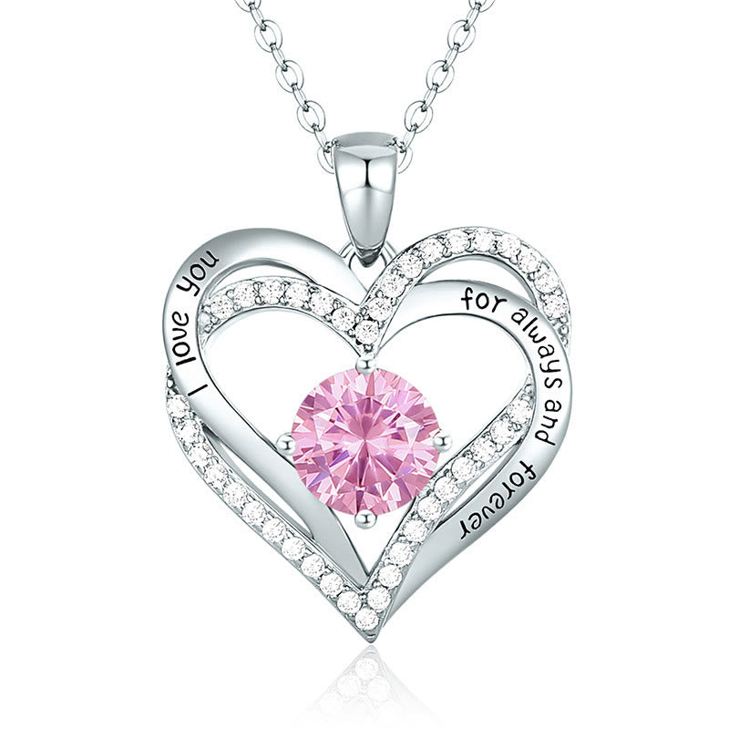 FREE Today: "I Love You Always and Forever" – Forever Love Birthstone Heart Necklace - image 24