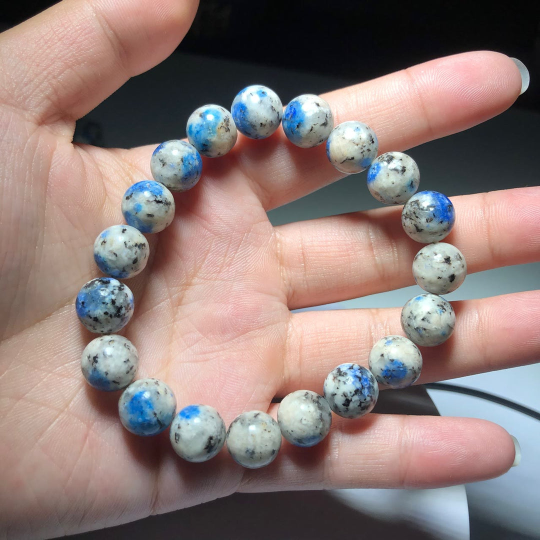 Olivenorma Natural Azurite 11mm Beads Energy Stone Bracelet - image 12