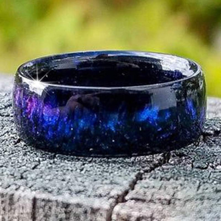 Olivenorma The Colored Galaxy Opal Ring - Blue Opal - 11 - image 12