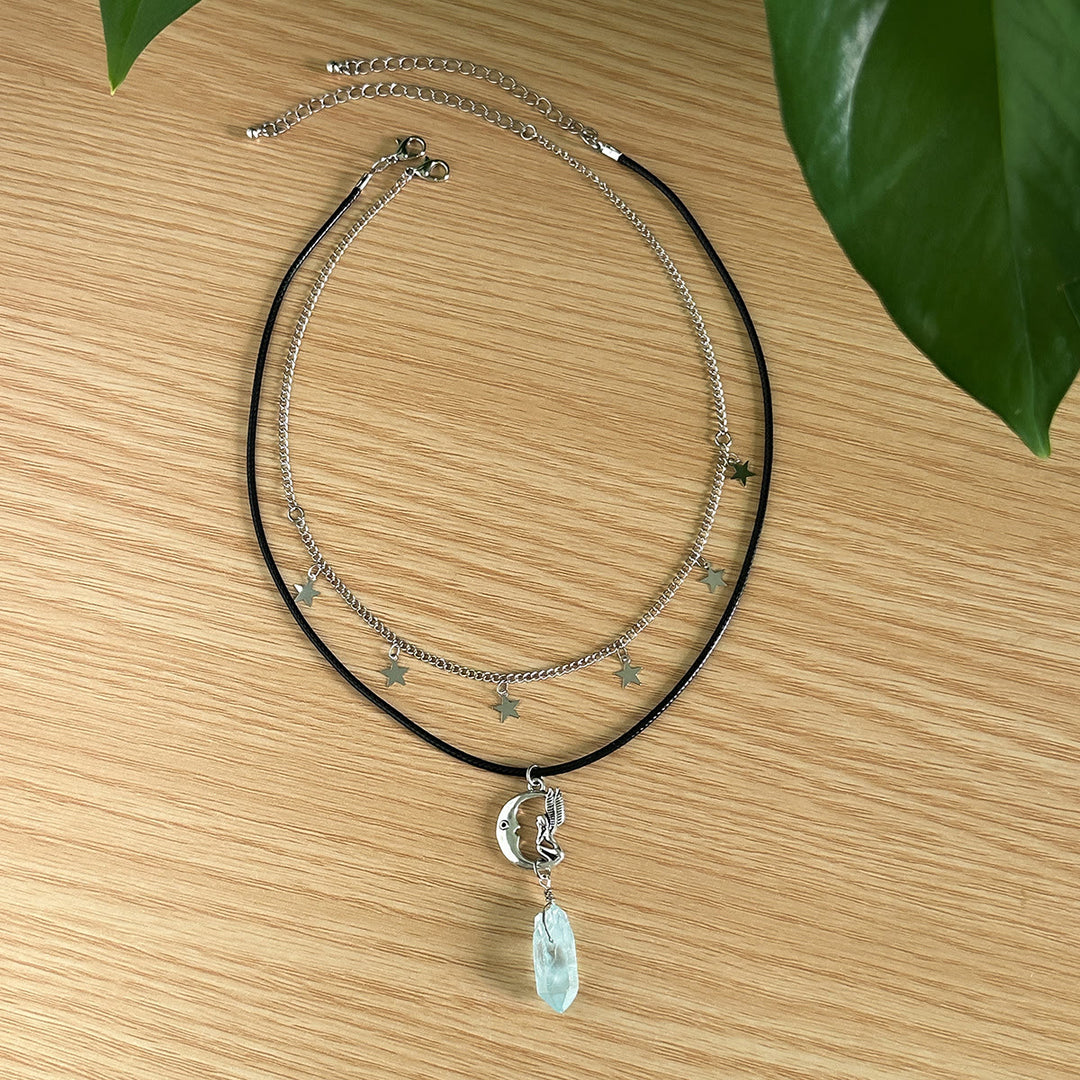 Olivenorma Natural Stone Tree of Life Evil Eye Pendant Necklace Set - image 22