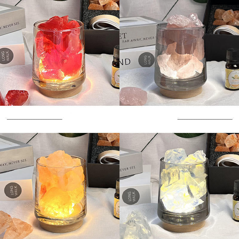 Olivenorma Flameless Diffuser Gift Box Crystal Aromatherapy Lamp - image 16