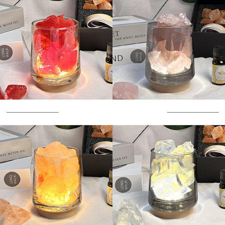 Olivenorma Flameless Diffuser Gift Box Crystal Aromatherapy Lamp - image 16