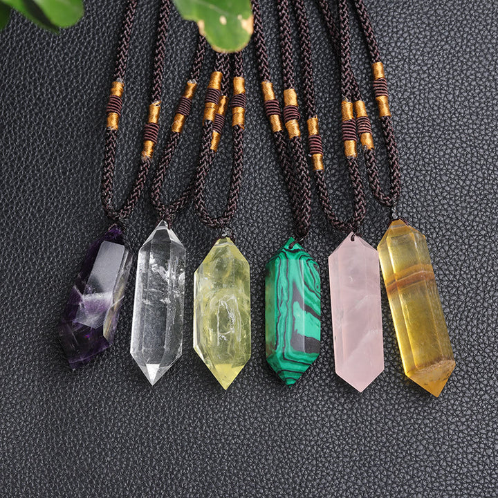 Olivenorma Natural Crystal Amethyst Healing Necklace - image 26