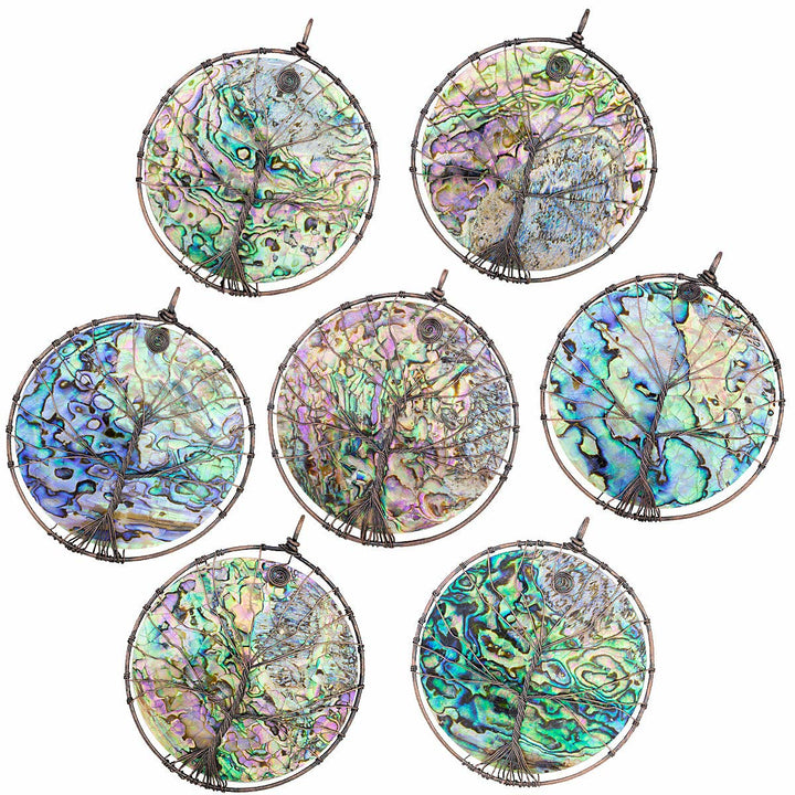Olivenorma Abalone Shell Tree Of Life Hanging Ornament - image 28