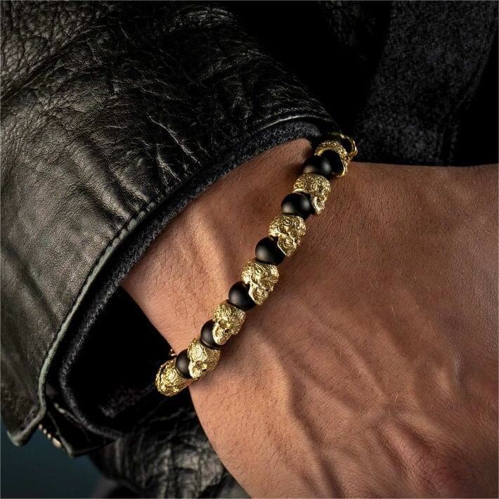 Olivenorma Natural Tiger Eye Handmade Stainless Steel Bracelet - image 39