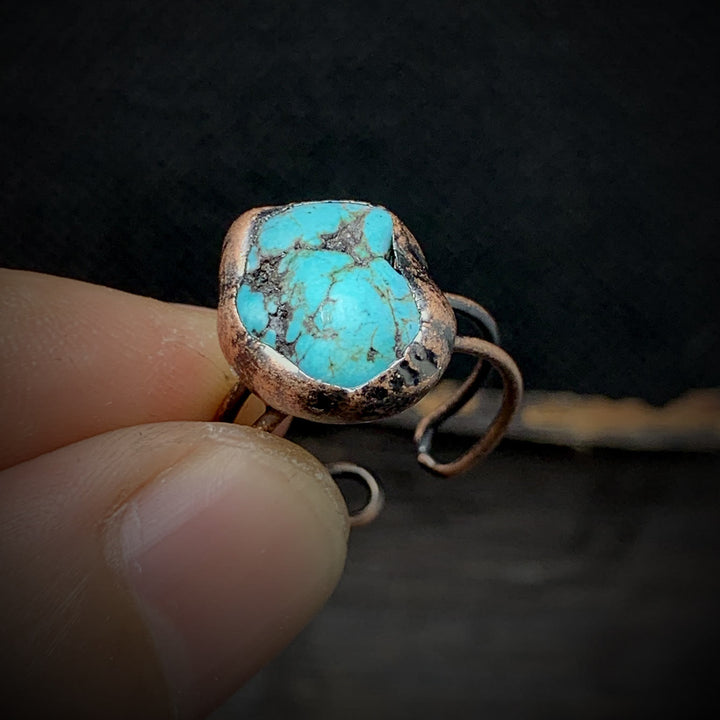 Olivenorma Natural Irregular Raw Stone Twelve Birthstone Adjustable Ring - image 78
