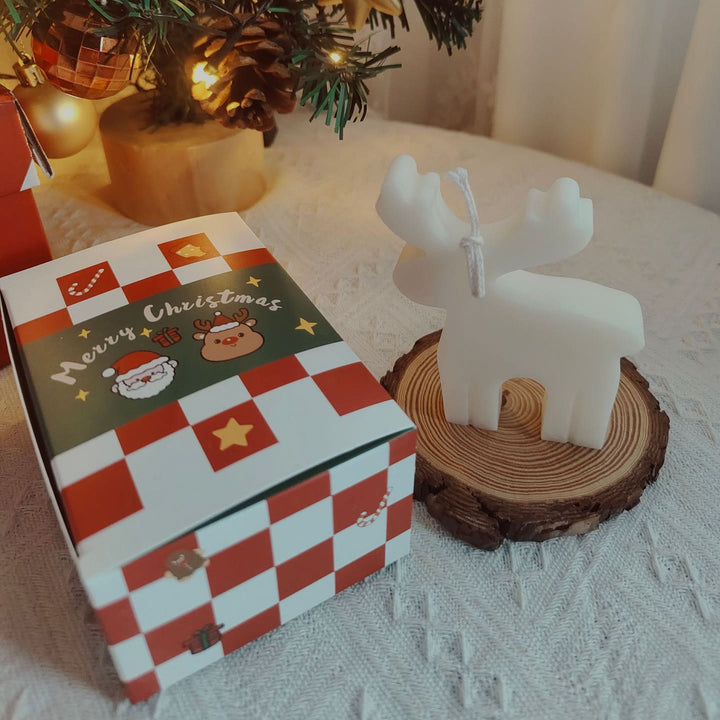 Olivenorma Christmas Cake Cookie Model Candle - Elk-10*6.5*2cm - image 14
