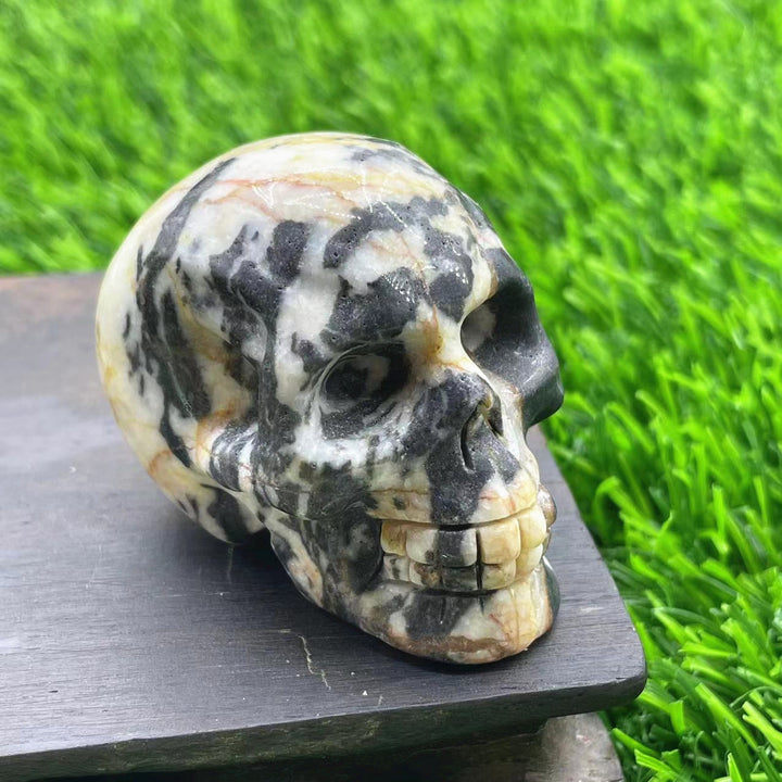 Olivenorma 5cm Carved Natural Crystal Skull Gemstone Decoration - image 24