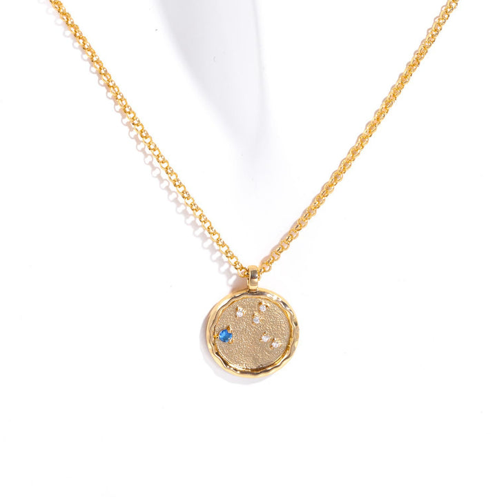 Olivenorma White Zircon Birthstone Zodiac Necklace - Virgo - image 7