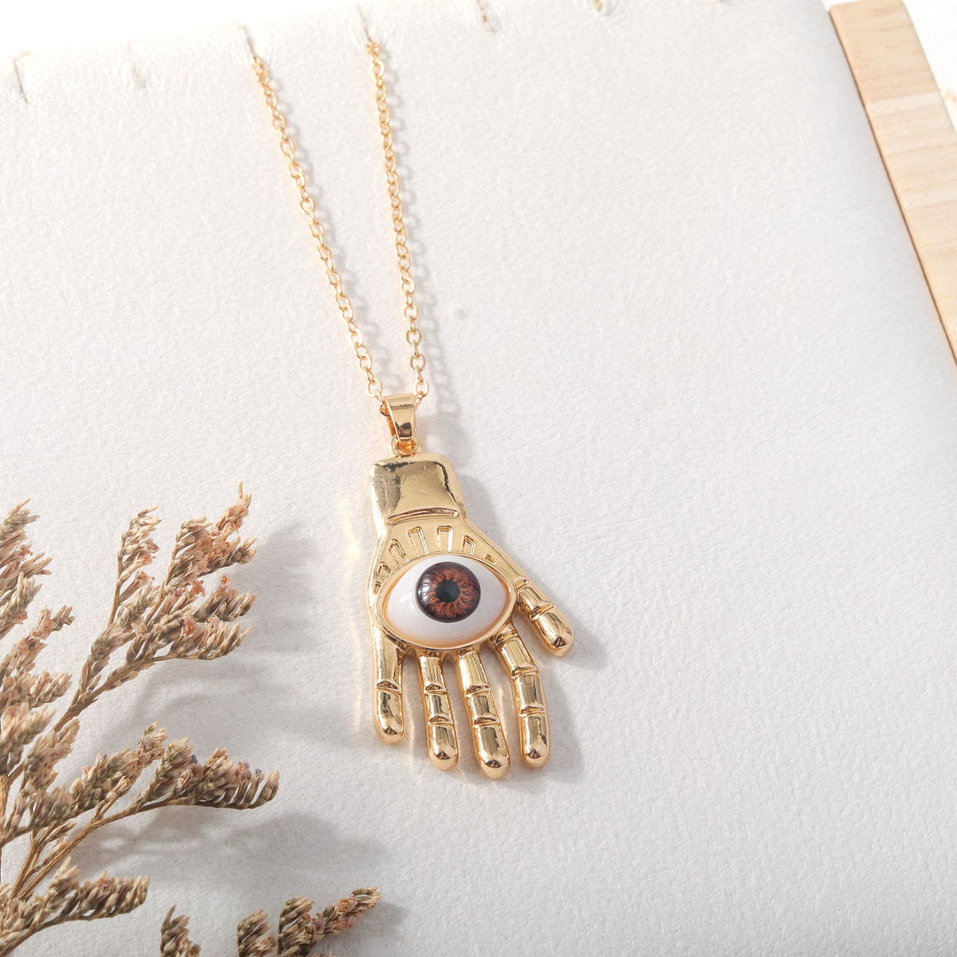 Olivenorma Creative Evil Eye Necklace - Evil Eye&Hand - image 4