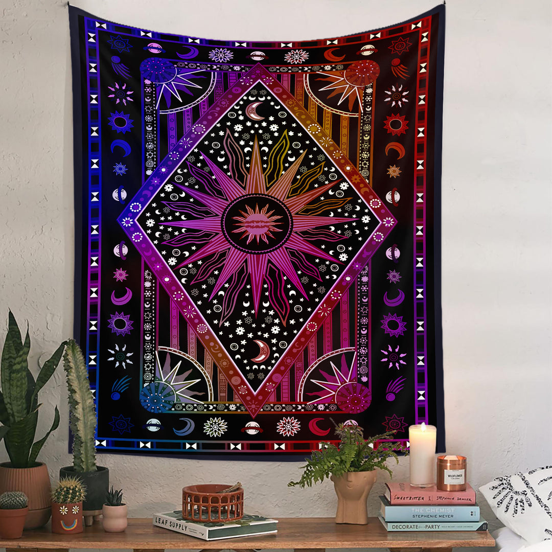 Olivenorma Sun Rays Moon Bohemia Tapestry - image 16