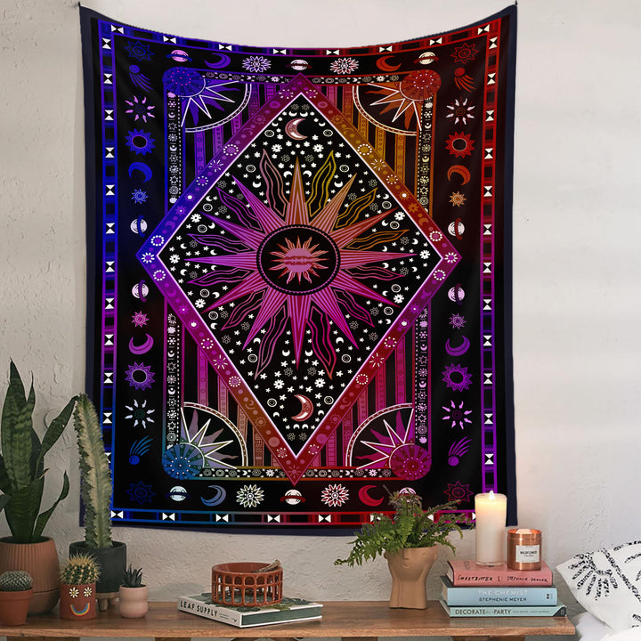 Olivenorma Sun Rays Moon Bohemia Tapestry - image 16