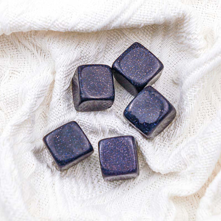 Olivenorma Blue Sandstone Protection Crystal Cube - image 3