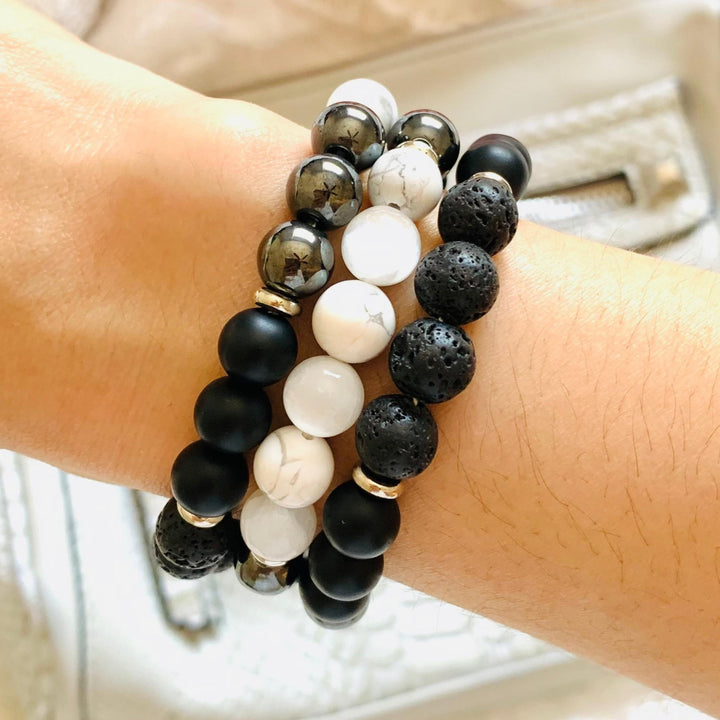 Olivenorma "Strength Of Protection" Triple Protection Crystal Bracelet - image 2