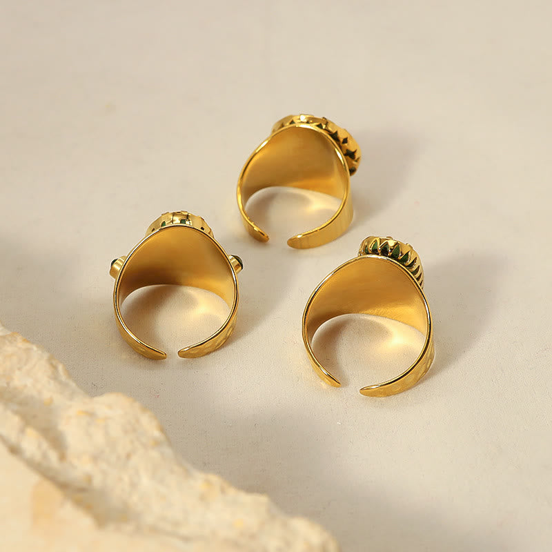 Olivenorma African Turquoise Adjustable Ring - image 6