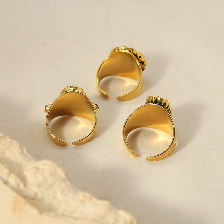 Olivenorma African Turquoise Adjustable Ring - image 6