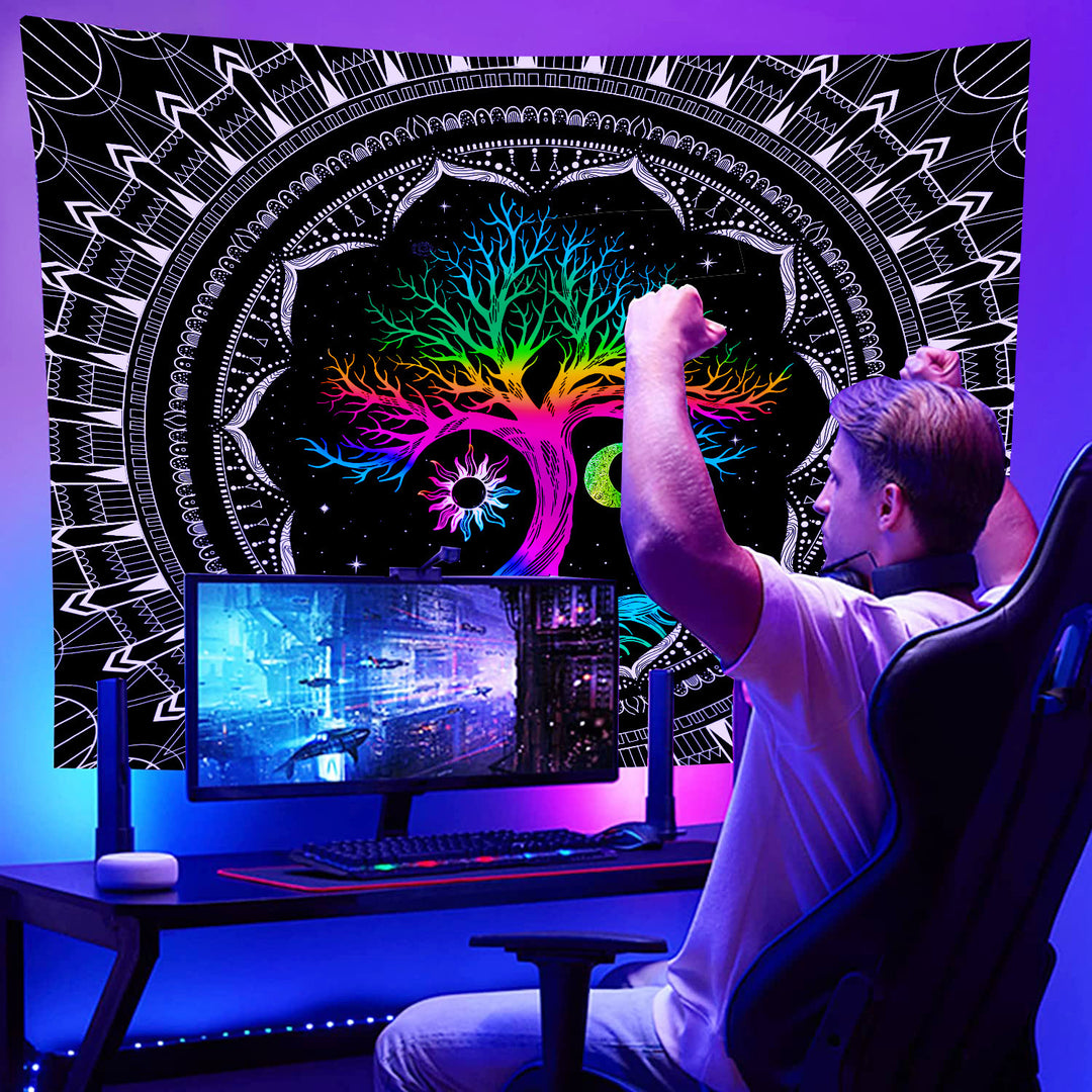 Olivenorma Dormitory Wall Purple Light Tapestry - image 1