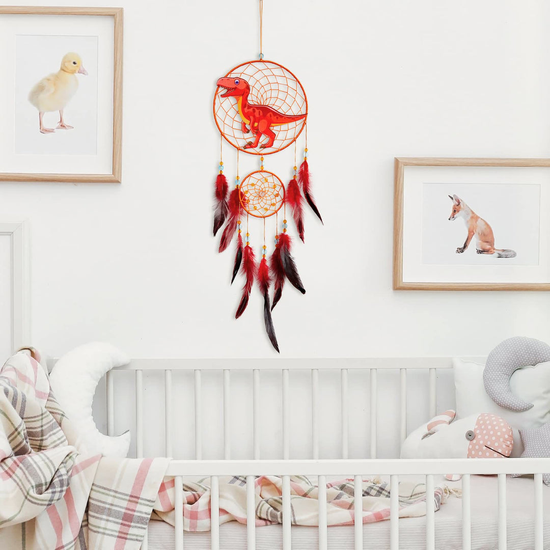 Olivenorma Dinosaur For Kids Feather Dream Catcher - image 12