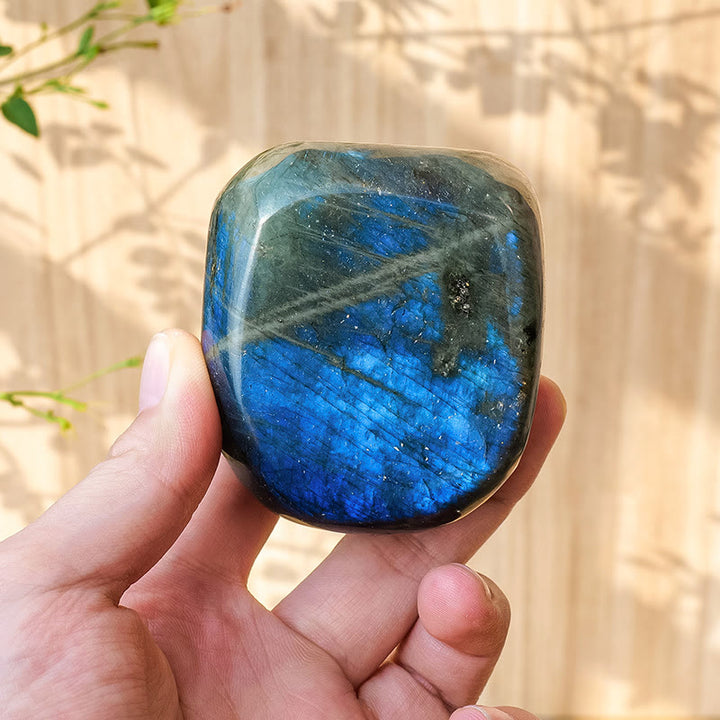 Olivenorma Natural Labradorite Rough Stone Gemstone Decoration - 250-300g - image 4