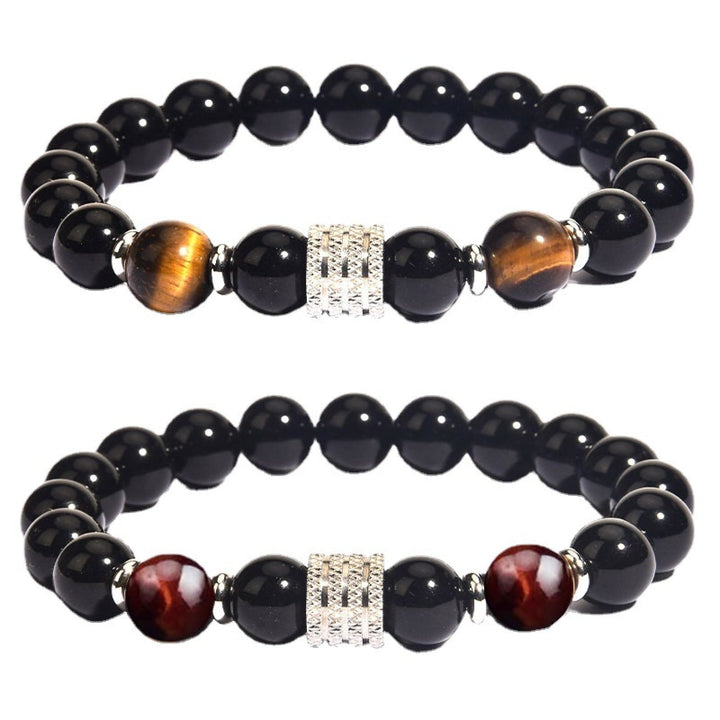 Olivenorma Red Tiger Eye Obsidian Men Bracelet - image 12