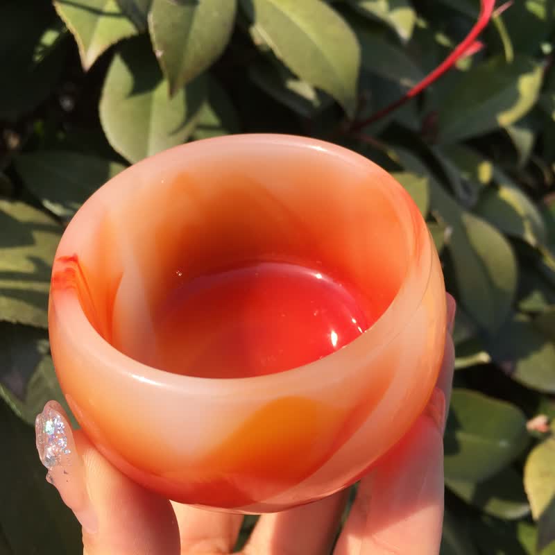 Olivenorma Carnelian Bowl Energy Crystal Decoration - Carnelian - image 0